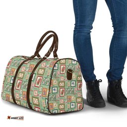 Aussie Birds Christmas La La Land Travel Bag Green Vintage Stamp Edition LT9