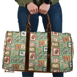 Aussie Birds Christmas La La Land Travel Bag Green Vintage Stamp Edition LT9