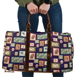 Aussie Birds Christmas La La Land Travel Bag Navy Blue Vintage Stamp Edition LT9