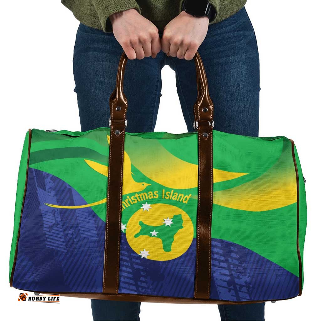 Australia Christmas Island Travel Bag Wilayah Pulau Krismas Flag Color LT14