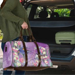 Australia Epilepsy Awareness Travel Bag Purple Fairy Wren with Eucalyptus Flowers LT7
