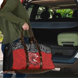 Aotearoa Toitu Te Tiriti Travel Bag Taniwha Tribal Motifs LT03