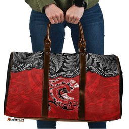 Aotearoa Toitu Te Tiriti Travel Bag Taniwha Tribal Motifs LT03