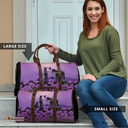Australia ANZAC Animal Heroes Travel Bag Purple Poppies LT7