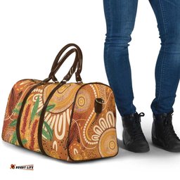 Australia Bottlebrush Travel Bag Callistemon Aussie Native Flowers Indigenous Art LT14