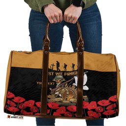 Australia ANZAC Day Personalised Travel Bag Honouring The Animals That Served LT9