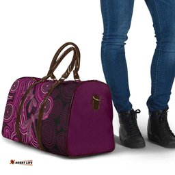 Australia Breast Cancer Awareness Travel Bag Pink Dragonflies Aboriginal Art LT14