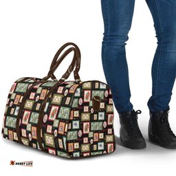 Aussie Birds Christmas La La Land Travel Bag Black Vintage Stamp Edition LT9
