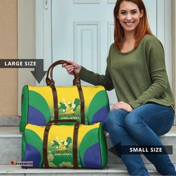 Australia Christmas Island Travel Bag Golden Bosun Abutilon listeri With Map LT14