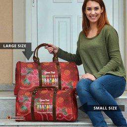 Australia Budgerigar Christmas Personalised Travel Bag Budgies Hakea Have A Good Chrissie LT14