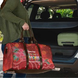 Australia Budgerigar Christmas Personalised Travel Bag Budgies Hakea Have A Good Chrissie LT14