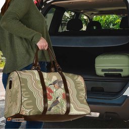 Australia Eastern Spinebill Travel Bag Aussie Honeyeater Bottlebrush Indigenous Art LT14