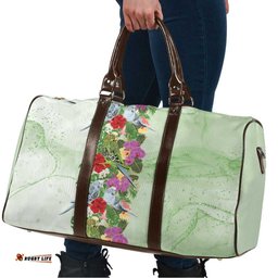 Aussie Budgies Blue And Green Tropical Birds Travel Bag LT9