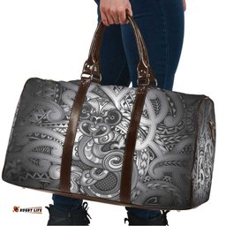 Aotearoa Maori Hei Tiki Travel Bag Kiwikiwi Kowhaiwhai Puhoro Motif LT9