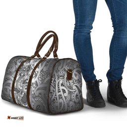 Aotearoa Maori Hei Tiki Travel Bag Kiwikiwi Kowhaiwhai Puhoro Motif LT9