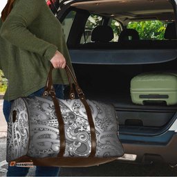 Aotearoa Maori Hei Tiki Travel Bag Kiwikiwi Kowhaiwhai Puhoro Motif LT9