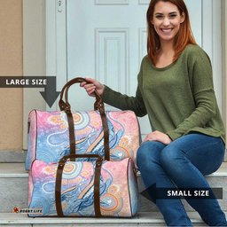 Aussie NAIDOC Week Pastel Travel Bag Dreaming Whales LT7