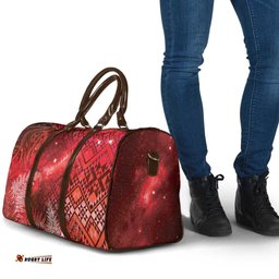 Aotearoa Taniko Matariki Travel Bag Cosmic Red LT7
