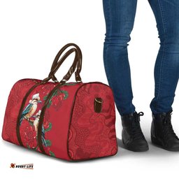 Aussie Kokaburra Waratah Christmas Travel Bag Aboriginal Dots Painting LT9