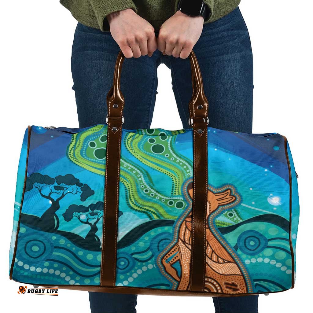 Aussie Aurora Borealis Aboriginal Art Travel Bag LT7