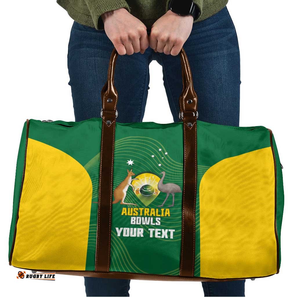 Custom Bowls Australia Travel Bag National Color Curve Sporty LT14