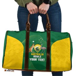Custom Bowls Australia Travel Bag National Color Curve Sporty LT14