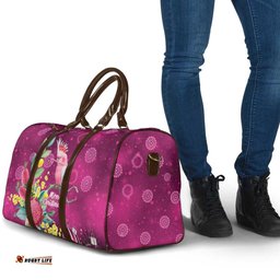Australia Pink Cockatoo Christmas Travel Bag Aussie Native Flowers Merry Xmas - Pink LT14