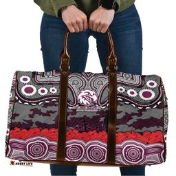 ANZAC Day Manly Warringah Sea Eagles Travel Bag Military Memorial Aboriginal Indigenous Art TS04