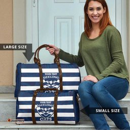 AFL Cats Football Custom Travel Bag Geelong Proud Indigenous Art LT14