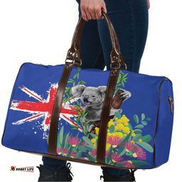 Australia Day Koala Travel Bag Aussie Aussie Aussie Oi Oi Oi Blue Color LT9