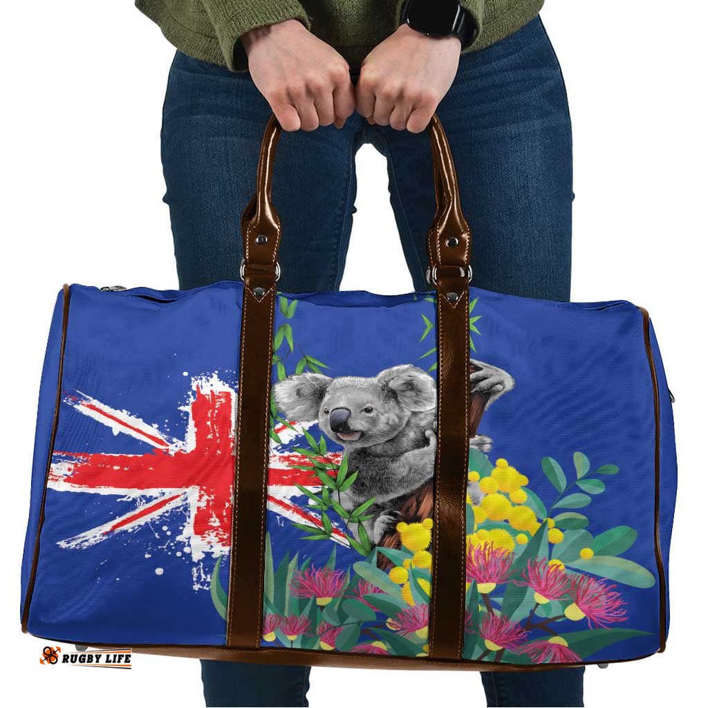 Australia Day Koala Travel Bag Aussie Aussie Aussie Oi Oi Oi Blue Color LT9