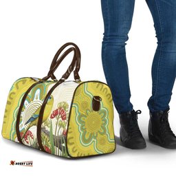 Australia Rock Parrot Travel Bag Kangaroo Paws Indigenous Art LT14