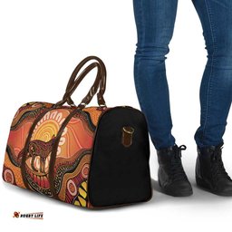 Indigenous Dingo Australia Travel Bag Australian Aboriginal Art Proud LT14