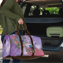 Australia Splendid Fairy Wren on Eucalyptus Travel Bag Epilepsy Awareness LT7