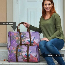 Australia Splendid Fairy Wren on Eucalyptus Travel Bag Epilepsy Awareness LT7