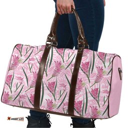Australia Kangaroo Paws Travel Bag Aussie Native Flowers Indigenous Art LT14