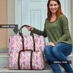 Australia Kangaroo Paws Travel Bag Aussie Native Flowers Indigenous Art LT14
