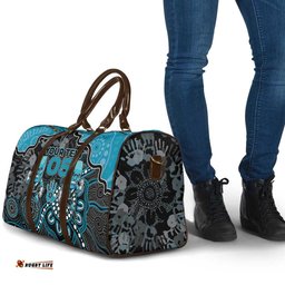 Custom Power Football Travel Bag Aboriginal Dot Art Pattern DT05