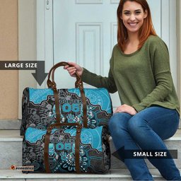 Custom Power Football Travel Bag Aboriginal Dot Art Pattern DT05
