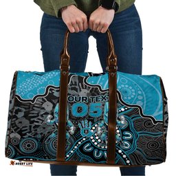 Custom Power Football Travel Bag Aboriginal Dot Art Pattern DT05