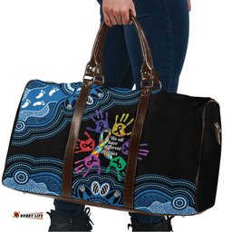 Autism Awareness Australia Indigenous Travel Bag We All Have Different Abilities LT14