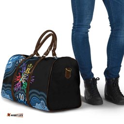 Autism Awareness Australia Indigenous Travel Bag We All Have Different Abilities LT14