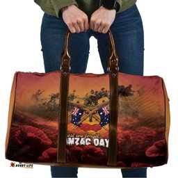 ANZAC Day Lest We Forget Travel Bag Australian Veterans Remembrance Tribute LT18