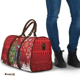 Australia Palm Cockatoo Christmas Travel Bag Goliath Cockatoo Santa Merry Chrissie LT14