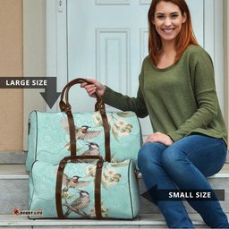 Australia Red Wattlebird Travel Bag Eucalyptus Alba Indigenous Art LT14
