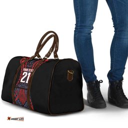 Custom New Zealand Travel Bag Maori Kiwiana Pattern Tukutuku Motif LT9