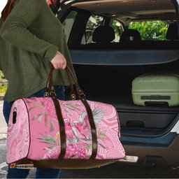 Australia Pink Galah Travel Bag Rose-breasted Cockatoo Waratah Indigenous Art LT14