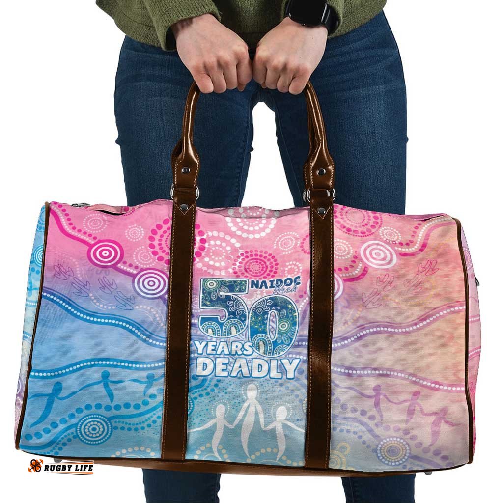 Australia NAIDOC Week 2026 50 Years Deadly Travel Bag Celestial Glows LT7