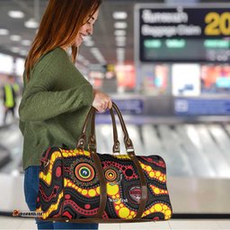 Essendon Bombers NAIDOC Week 2026 Personalised Travel Bag 50 Years of Deadly Aboriginal Art LT14