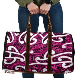 Aotearoa Maori Kowhaiwhai Travel Bag Mawhero Puhoro and Patiki LT9